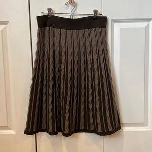 Mossimo Brown Wool Skirt